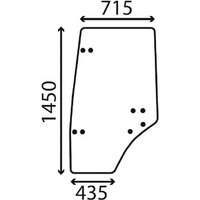 Kramp Door glass D7544