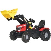 Rolly Toys Pedal tractor with front loader, Massey Ferguson 7726, from age 3, rollyFarmtrac by R61113