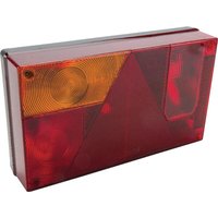 Aspöck Rear light LH rectangular, 12V, red/amber, bolt on, Multipoint by 245000157