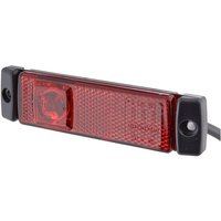 Hella Marker light LED, 1.20W, rectangular, 24V, red, bolt on, 130x32x1 LED, 2TM008645951