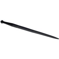 SHW Loader tine, straight, double T section 36x810mm, pointed tip with M22x1.5mm nut, red, FT1S