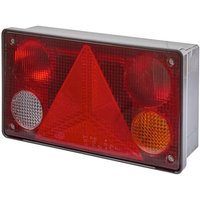 Hella Rear light RH rectangular, 12/24V, red/orange/white, bolt on, 256x70x144mm, 2VP340400141