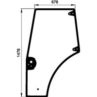 Kramp Left door glass 87620234KR