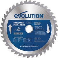 Evolution M185TCT-40MS Mild Steel Cutting Mitre Saw Blade 185 X 20Mm X 40T