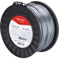 Kramp Trimmer line diameter 2.5mm 185m square Titanium Power grey NL25185TSKR