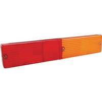 Cobo Light lens, red/amber, rectangular LH/RH/rear 02539300
