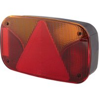 Hella Rear light RH rectangular, 12V, red/amber, bolt on, 244x60x138mm, 5-pin, 2VB998232021