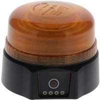 Kramp Beacon LED, rechargeable, remote control, 19W, amber, magnetic, diameter 114 x104mm LA20091