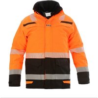 Hydrowear Parka Jacket Hi-vis, orange-black, size L, UK:40/EU:52-54, RS Line, Utah by 072395OBL