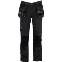 STANLEY Dixon Slim Fit Holster Trousers Black Camouflage 38in Regular STW40057-204