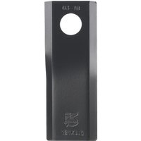 Kramp Mower blade RH 122x45x4mm bore diameter 18.25mm Suitable for Kuhn/Claas/John Deere/New Holland 25 pack 56451300KR