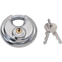 Unbranded Discus padlock, Keyed alike 70mm, stainless steel K222