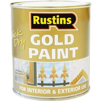 Rustins Gole250 Gold Paint 250ml Rus2106