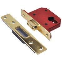 UNION StrongBOLT 21EU Euro Deadlock 68 mm Brass JL21EUS-PB-2.5