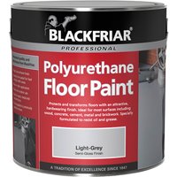 Blackfriar Polyurethane Floor Paint Black 500ml BF2000011E1