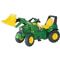 Rolly Toys Pedal tractor with front loader, John Deere 7930 with brake, gears and pneumatic wheels, from age 3, rollyFarmtrac by R71012