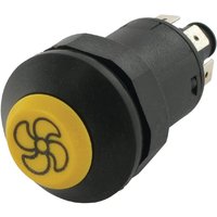 Pneutron Push switch, Fan, round, yellow 11103010PN