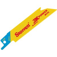 Starrett B414-5 B414-5 Bi-Metal Reciprocating Blade Metal Straight 100Mm 14 Tpi (Pack 5)