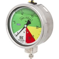 WIKA Pressure gauge diameter 100mm AHL Bottom MA1002060
