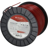 Kramp Trimmer line diameter 2.65mm 281m square red NL27281SKR