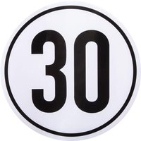 Unbranded Sticker vehicle speed limit: 30km/h diameter 200mm BF30