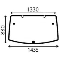 Kramp Rear window glass AL212195N