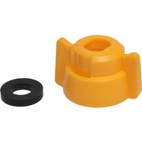Arag Nozzle cap, bayonet, SW10, yellow, with gasket, 25 pack, 40290206P025