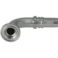 Alfagomma Swage coupling 4SH-DN32 with flange diameter 60,3mm 90° SFLH322490G2