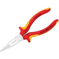 KNIPEX 25 06 Snipe Nose Side Cutting Pliers 160mm 25 06 160 SB