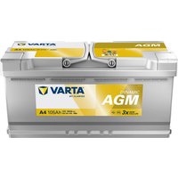 VARTA Battery 12V 105Ah 950A A4 VARTA Dynamic AGM 605901095