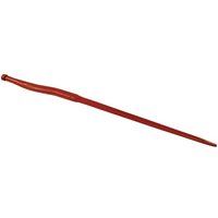 SHW Silage tine, cranked: 38mm star section 36x1,000mm, pointed tip with M20x1.5mm nut, red, KT11