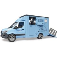 Bruder MB Sprinter animal transporter with 1 horse U02674