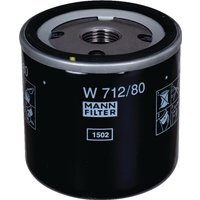 MANN-FILTER Oil filter Mand H W71280