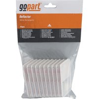gopart Reflector, white, rectangular LA75004