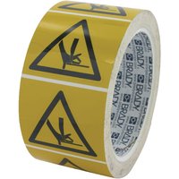 Brady Sticker Warning 50mm Hand WB227274