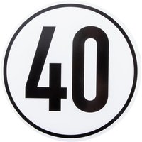 Unbranded Vehicle speed sign metal BL40
