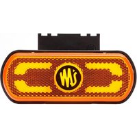 Kramp Marker light LED, amber, rectangular, 12-24V, 133.8x53x25mm,"SAFETY LINE", LA30082