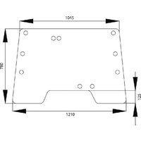 Kramp Windscreen tiltable 1332505C1N