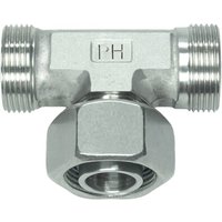 PH Hydraulik T piece Adjustable 10L SS ETSD10LSS