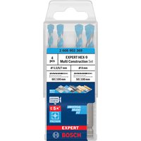 Bosch EXPERT HEX-9 Multi Construction Drill Bit Set, 4 Piece 2.608.902.369