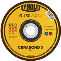 Tyrolit Cutting disc Cerabond-X 125x1.0 34690817