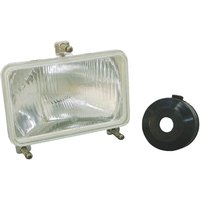Cobo Headlight insert Halogen, rectangular, transparent, 167x74x106.7mm, 05377000