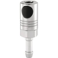 Prevost Quick release safety coupling with 8mm hosetail CSM061808
