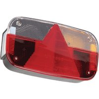Aspöck Rear light RH rectangular, 12V, red/transparent/amber, bolt on, 244xMultipoint III by 248260007