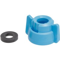 Arag Nozzle cap, bayonet, FJ, blue, with gasket, 25 pack, 40290804P025
