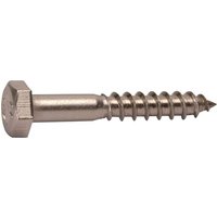 Kramp Wood screw 8x70mm, 13mm hex head, stainless steel, DIN 571 571870RVSA4