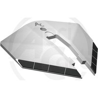 Agricarb Wing share carbide for Simba ADS0392