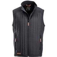 Kramp Hybrid/fleece vest Men, charcoal M KW5011401911050