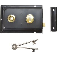 Yale 334 Rim Lock Black 156 x 104 mm 60334305078