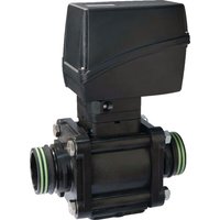 Arag Electric 3 Way ball valve with bottom inlet and T6 fork coupling 853T25S66